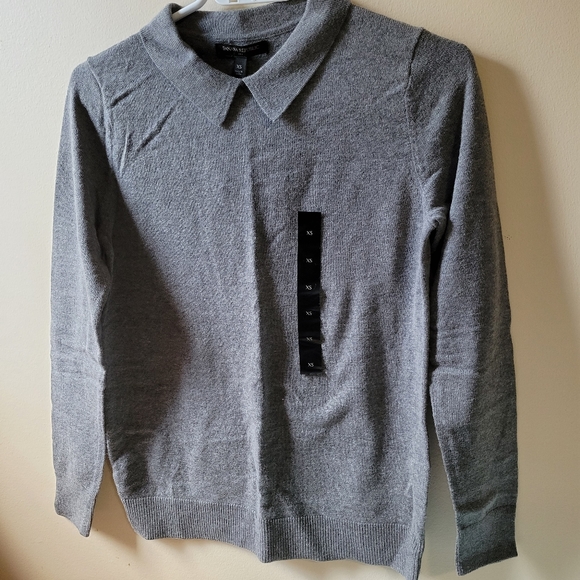 Women Banana Republic Dark Grey Shirt - Picture 3 of 6